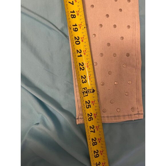 Skinnygirl Fritz Skinny Ankle Jeans W30 Light Wash Studded - Picture 11 of 11